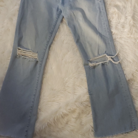 FRAME DISTRESSED CROPPED JEANS - Picture 7 of 10
